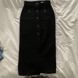 Zara Black Pencil Skirt